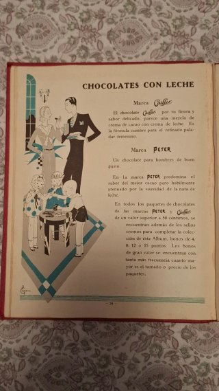 Álbum antiguo Cromos Nestlé Tomo I Rojo