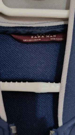 Chaleco Zara Hombre Azul Marino Talla M