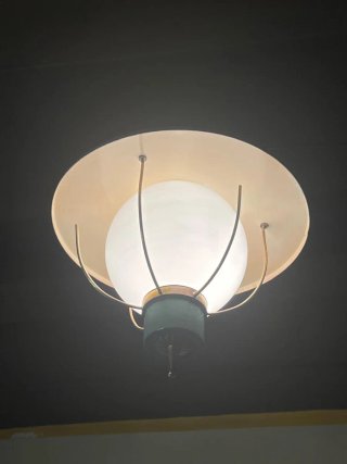 Lampada soffitto Stilnovo anni '50