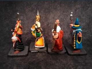 Heroquest Hechiceros de Morcar MB Pintados