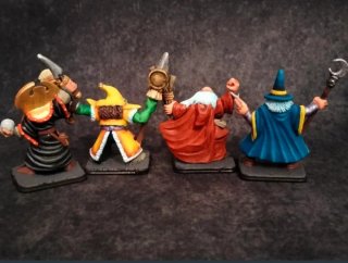 Heroquest Hechiceros de Morcar MB Pintados