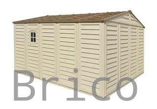 Caseta PVC Woodbridge Plus 405x324x233 cm - Duramax