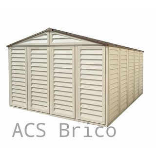 Caseta PVC Woodbridge Plus 405x324x233 cm - Duramax