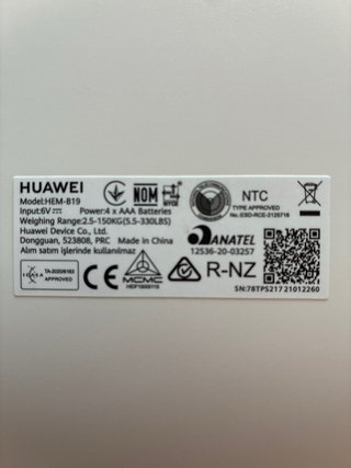 Báscula Inteligente Huawei Modelo HEM-819