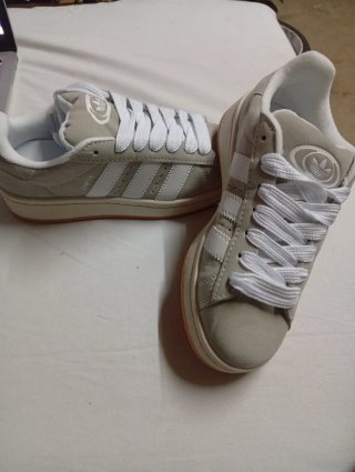 Zapatillas Adidas Campus Beige/Blanco