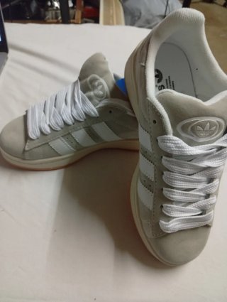 Zapatillas Adidas Campus Beige/Blanco