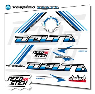 Kit Pegatinas Vinilos Vespino Delta