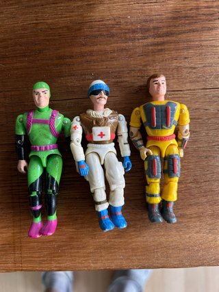 3 Figuras de Acción Lanard The Corps