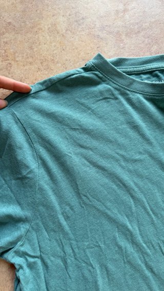 Camiseta verde básica hombre - S