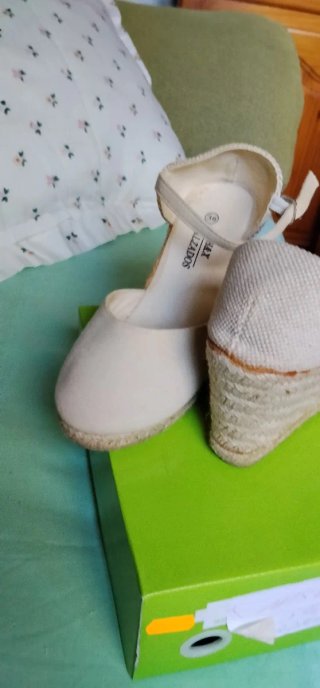 Zapatillas de esparto beige