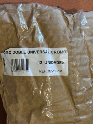 Pomo doble Universal para mamparas  de ducha