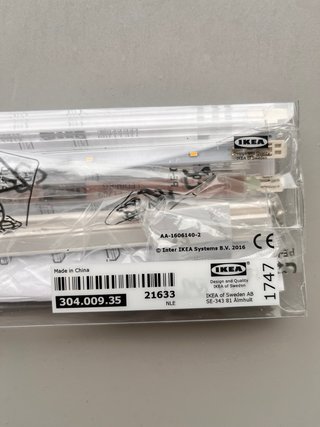 Luz LED IKEA LEDBERG con interruptor
