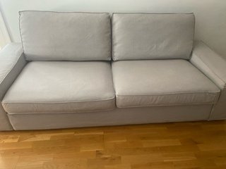 Sofá 3 plazas KIVIK con reposapiés