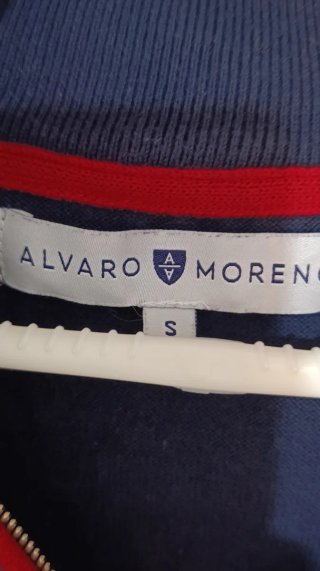 Jersey Alvaro Moreno cuello cremallera azul