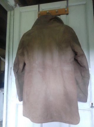 Abrigo chaquetón Piel Vuelta Vintage Talla M/L