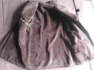 Abrigo chaquetón Piel Vuelta Vintage Talla M/L