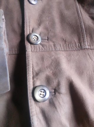 Abrigo chaquetón Piel Vuelta Vintage Talla M/L