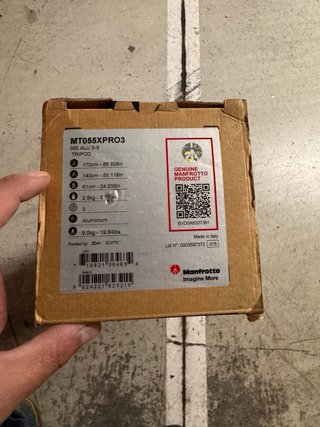 Manfrotto MT055XPRO3 Trípode Aluminio 3 Secc