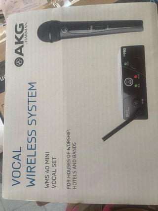 Micrófono AKG WMS-40 MINI VOCAL Negro