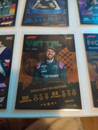 Lote Cartas F1 - Verstappen, Alonso, Vettel, Norri