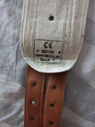 Faja lumbar  textil