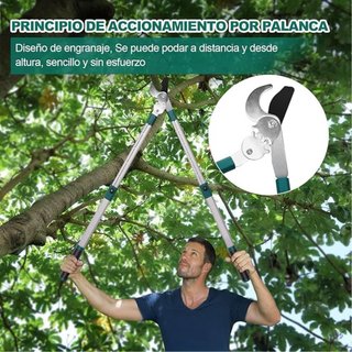 Forbici da potatura telescopiche 99 cm, nuove
