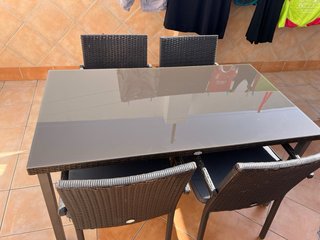 Mesa y 4 Sillas Exterior