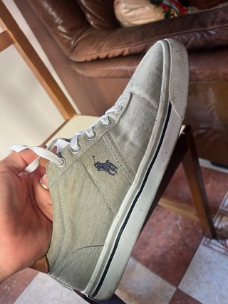 Zapatos Polo Ralph Lauren grises
