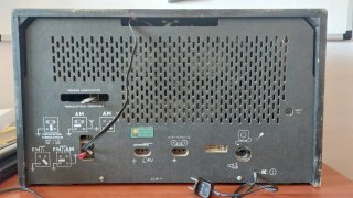 Radio válvulas Philips B6X82A (1958) - Funciona.