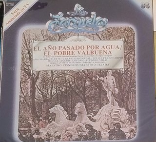 Vinilo LP El año pasado por agua / El pobre Valbue