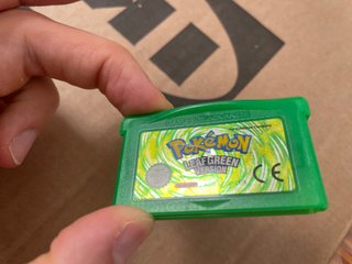 Pokemon Leaf Green Version Nintendo Game Boy Advan