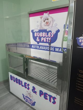 Máquina Autolavado Mascotas Bubbles & Pets