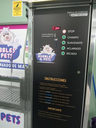 Máquina Autolavado Mascotas Bubbles & Pets
