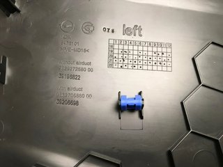 Moldura izq Consola central Opel Corsa F