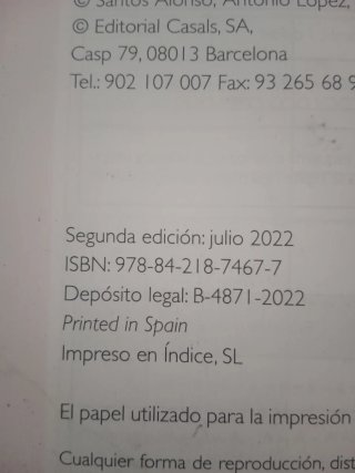 Lengua castellana y literatura 1, Le Bachillerato