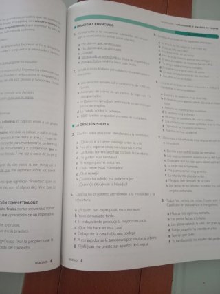 Lengua castellana y literatura 1, Le Bachillerato