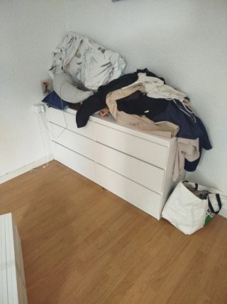 Dos Cómodas blanca de madera KULLEN ikea Otro