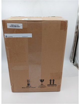 Amazon Basics Cubo de basura rectangular pequeño antimanchas con pedal suave - baño - dormitorio o salón - acero inoxidable cepilla