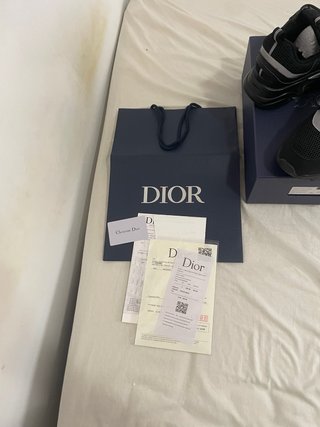 Dior B22 Zapatillas Negras Talla 44