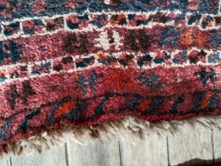 Alfombra tribal Qashqai antigua