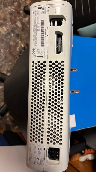 Xbox 360 Blanca con fallo al leer desde DVD