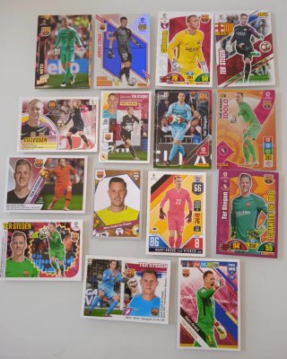 Lote 45 cromos porteros FC Barcelona