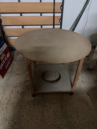 Mesa camilla redonda madera