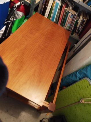 Mesa abatible madera maciza