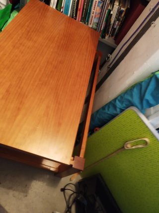 Mesa abatible madera maciza