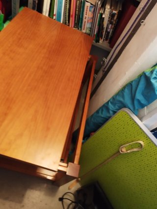 Mesa abatible madera maciza