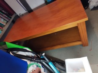 Mesa abatible madera maciza