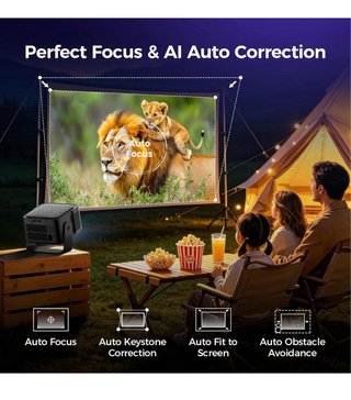 Proyector Google TV 1080P HDR10+ Negro •PRECINTADO