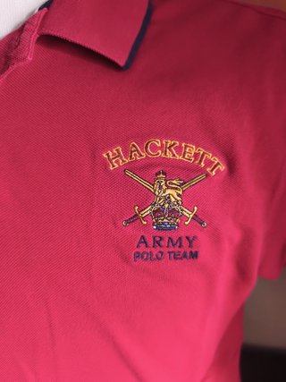Polo Hackett Rojo y Azul