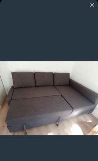 6 Fundas para Sofá Cama Chaiselongue Beige.